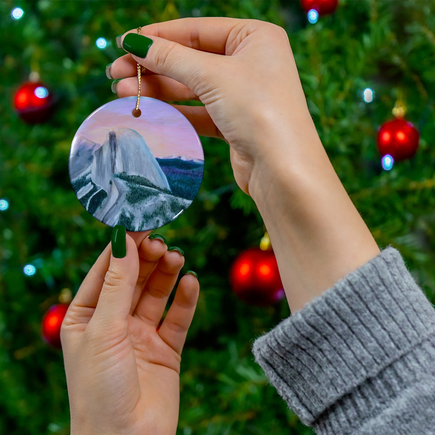 Yosemite National Park Ornament - with the trees