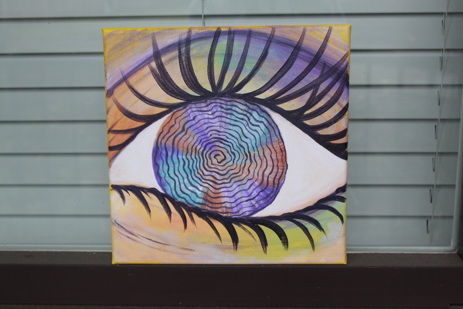 on a trip - 8x8 art print - with the trees